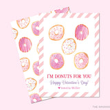 Donut Valentine's Day Cards
