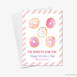 Donut Valentine's Day Cards