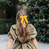 Delora Velvet Bow