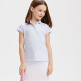 Girls Cotton Short Sleeve Polo