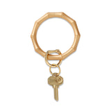 Silicone Big O® Key Ring - Gold Rush Bamboo