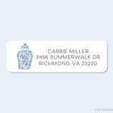 Ginger Jar Return Address Labels