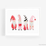 Gnome Lovers Art Print