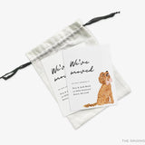 Goldendoodle Moving Announcement