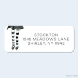 Halloween Girl Return Address Labels