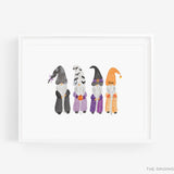 Halloween Gnome Art Print