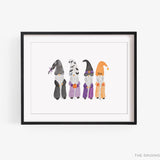 Halloween Gnome Art Print