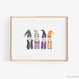 Halloween Gnome Art Print
