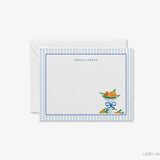 Holiday Orange Clove Bowl Personalized Flat Notes