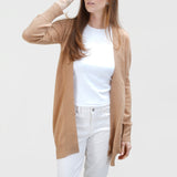 Cashmere Cardigan - Camel