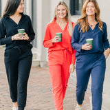 Terry Tunic Top - Poppy