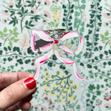 Keychain & Needle Threader: Pink Bow