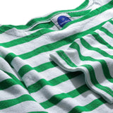 Green Breton Stripe Shirt by NAVYBLEU