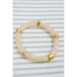 Creme Brulee Bamboo Stretch Bracelet