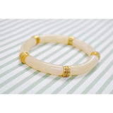 Creme Brulee Bamboo Stretch Bracelet