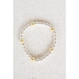 Mixed Metal Classic Ball Bracelet