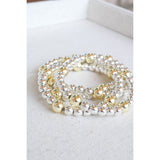Mixed Metal Classic Ball Bracelet