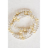 Mixed Metal Classic Ball Bracelet