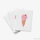 Ice Cream Cone Greeting Card