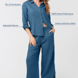 Harbor Gauze Button Down Shirt