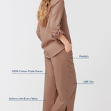 Sand Gauze Travel Pant