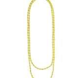 Charleston Rice Bead Necklace (Key Lime)