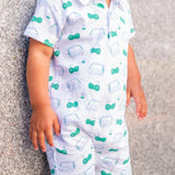 Tee time boys romper