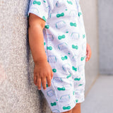 Tee time boys romper