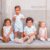 Tee time boys romper
