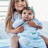 Hydrangea layette set