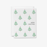 Merry Christmas Evergreen Greeting Card