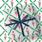 Nutcracker Trellis Christmas Gift Wrap