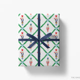 Nutcracker Trellis Christmas Gift Wrap