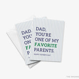 One Of My Favorites Father's Day Card