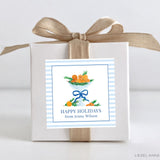 Orange Clove Holiday Bowl Personalized Gift Stickers