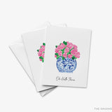 Peonies in Ginger Jar Greeting Card