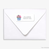 Peony Ginger Jar Return Address Labels