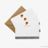Personalized Acorn Flat Notes