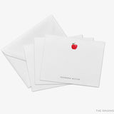 Personalized Apple Teacher Flat Notes