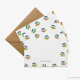 Personalized Book Lovers Flat Notes