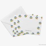 Personalized Book Lovers Flat Notes