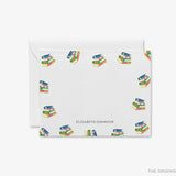Personalized Book Lovers Flat Notes