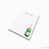 Personalized Champagne Bottles Notepad