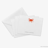 Personalized Crab Flat Notes