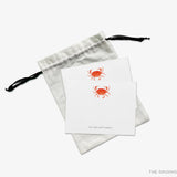 Personalized Crab Flat Notes