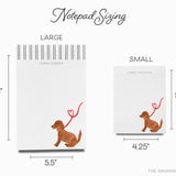 Personalized Dog Lover Notepad
