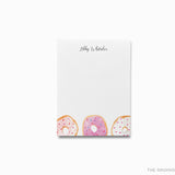 Personalized Donut Notepad