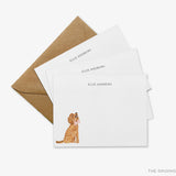 Personalized Goldendoodle Flat Notes