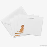 Personalized Goldendoodle Flat Notes