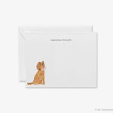 Personalized Goldendoodle Flat Notes